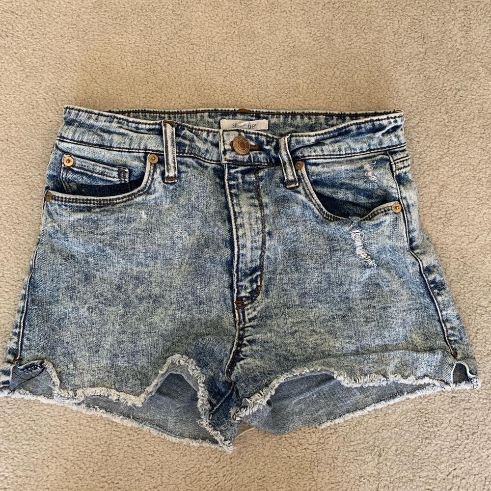 sts blue short denim shorts (medium wash)⭐️
